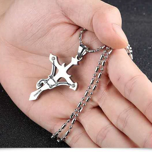 

12 Zodiac Sign Astrology Horoscope Necklace Letter Necklace For Women