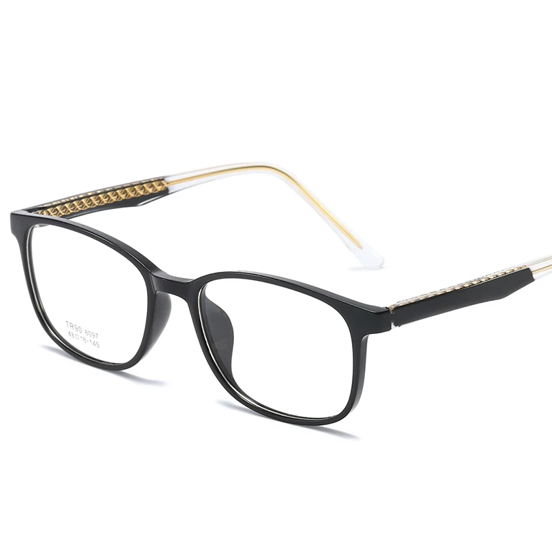 

RENNES [RTS] new fashion optical spectacle tr90 square frame transparent glasses, Customize color