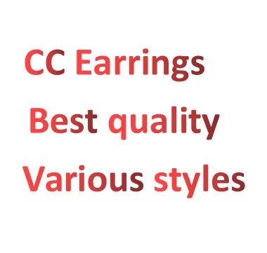 

High quality S925 silver needle purple diamond heart designer cc earrings double c letter g letter earrings