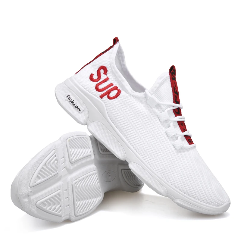 

Online shop hot sale 2019 new design sport shoes all season casual fashion sports, Red, yellow, white