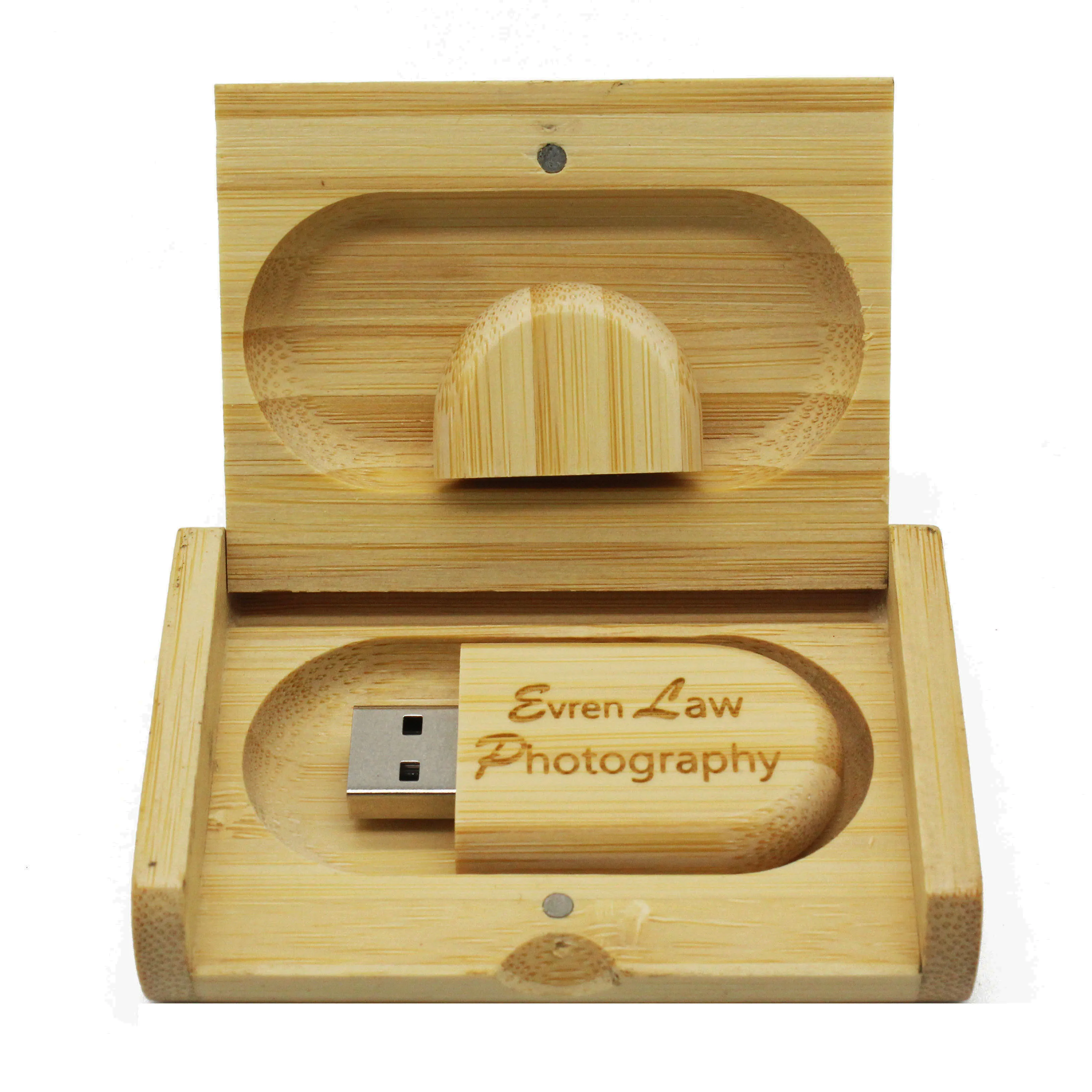 Wedding Gift Customized Wooden USB Flash Drives With Box Pen Drive 4gb 8gb 16gb USB for Wedding - ANKUX.COM