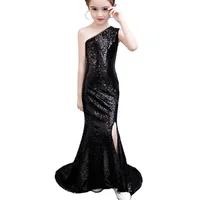 

2019 European girls clothing sequin girl dress party birthday wedding princess toddler baby kids girls gown dresses+ 9 colors