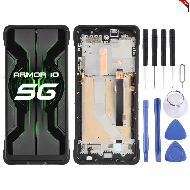 

Full Assembly LCDs Ulefone Armor 10 LCD Display Glass Digitizer Pantalla digitizer Touch Panel Screen for Ulefone Armor 10