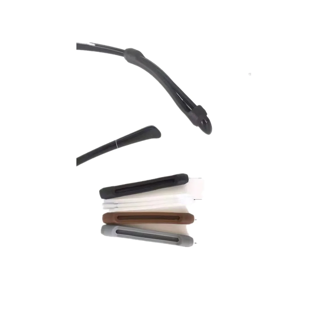 

Soft and durable silicone non-slip sports eyeglass leg holder round, 13 colors