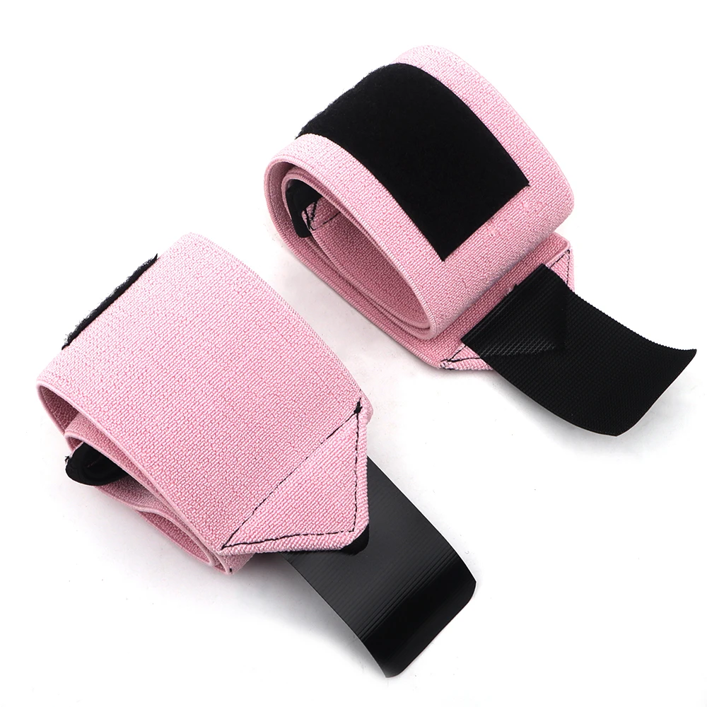 

OEM/ODM academia Thicken 60cm High quality home gym fitness weights sports wristbands bodybuilding wrist wraps