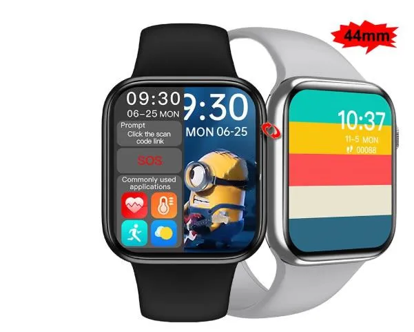 

2021 smartwatch HW22 Smart Watch 1.75inch custom dial Bluetooth call 44mm reloj Watches, Black , silver,rose gold,