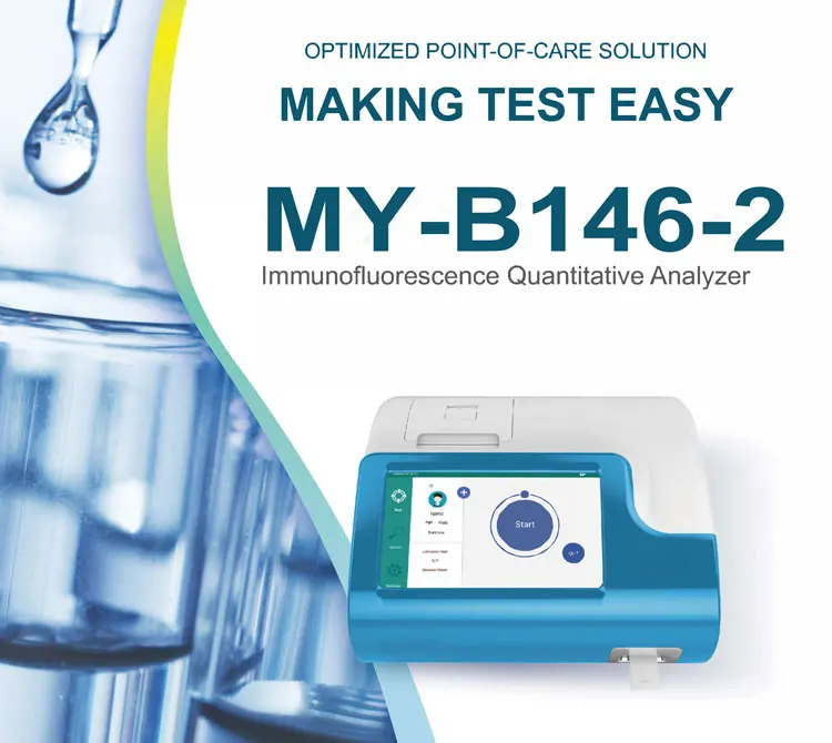 Poct Rapid Test Analyzer And Strip For T T Tsh Crp Hba C Fluorescence Immunoassay Buy Auto