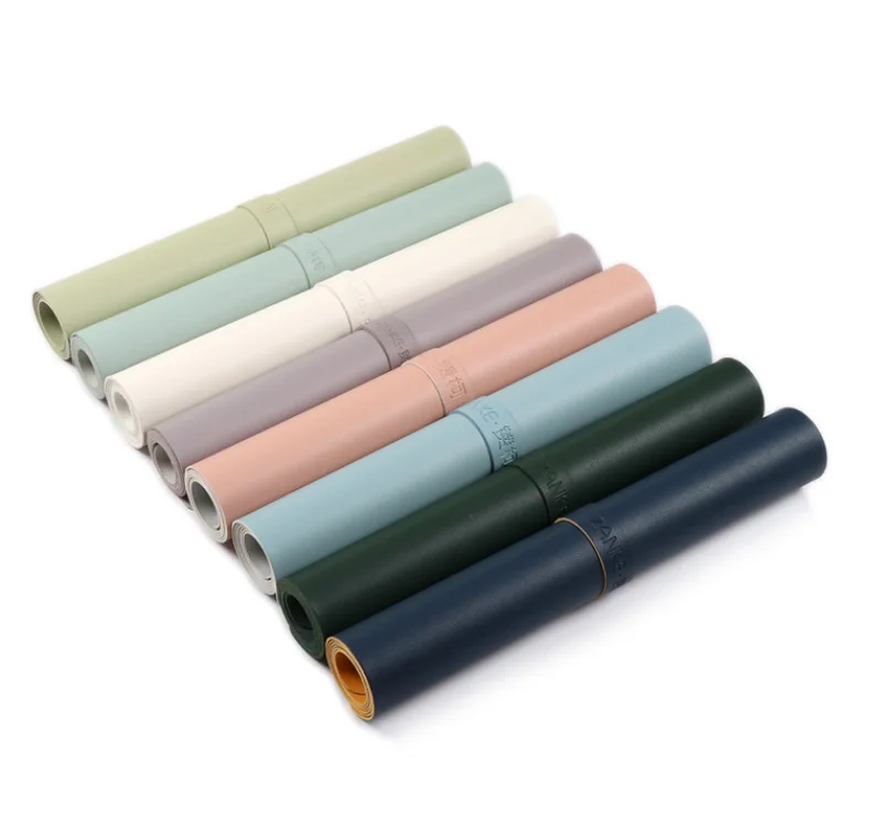 

Durable Large Leather Desk Mat Computer Desk Mat Gaming Table Pad Desk Pad Leather, 6 available colors