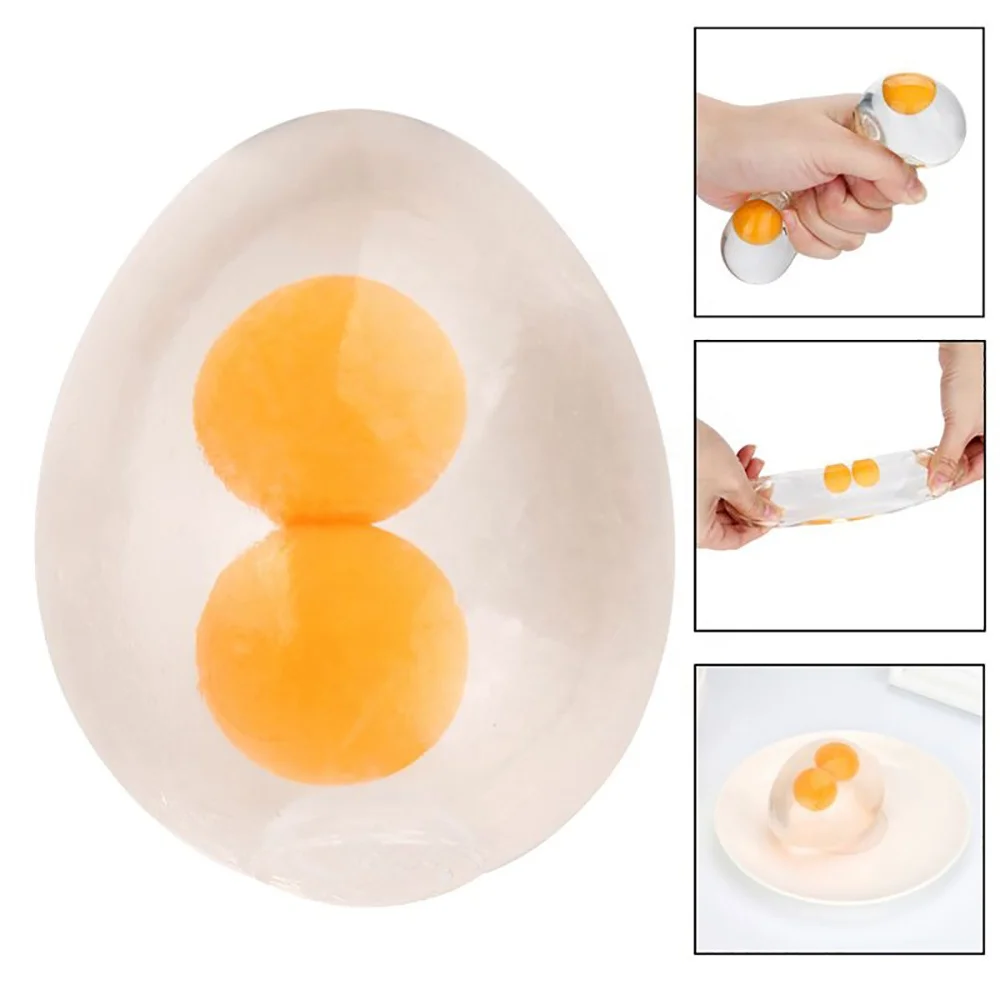 
Slime Soft Squeeze Toy Bouncing Stress Balls Water TPR Grape Pull Stretch Relief Mesh Squishy Ball 