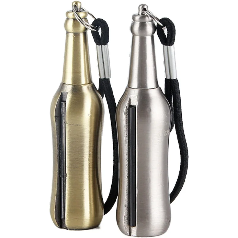 

Stainless steel bottle shape permanent lighter match
