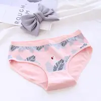 

Fashion girl cotton printed panties women underwear comfortable Flamingo carton underwear