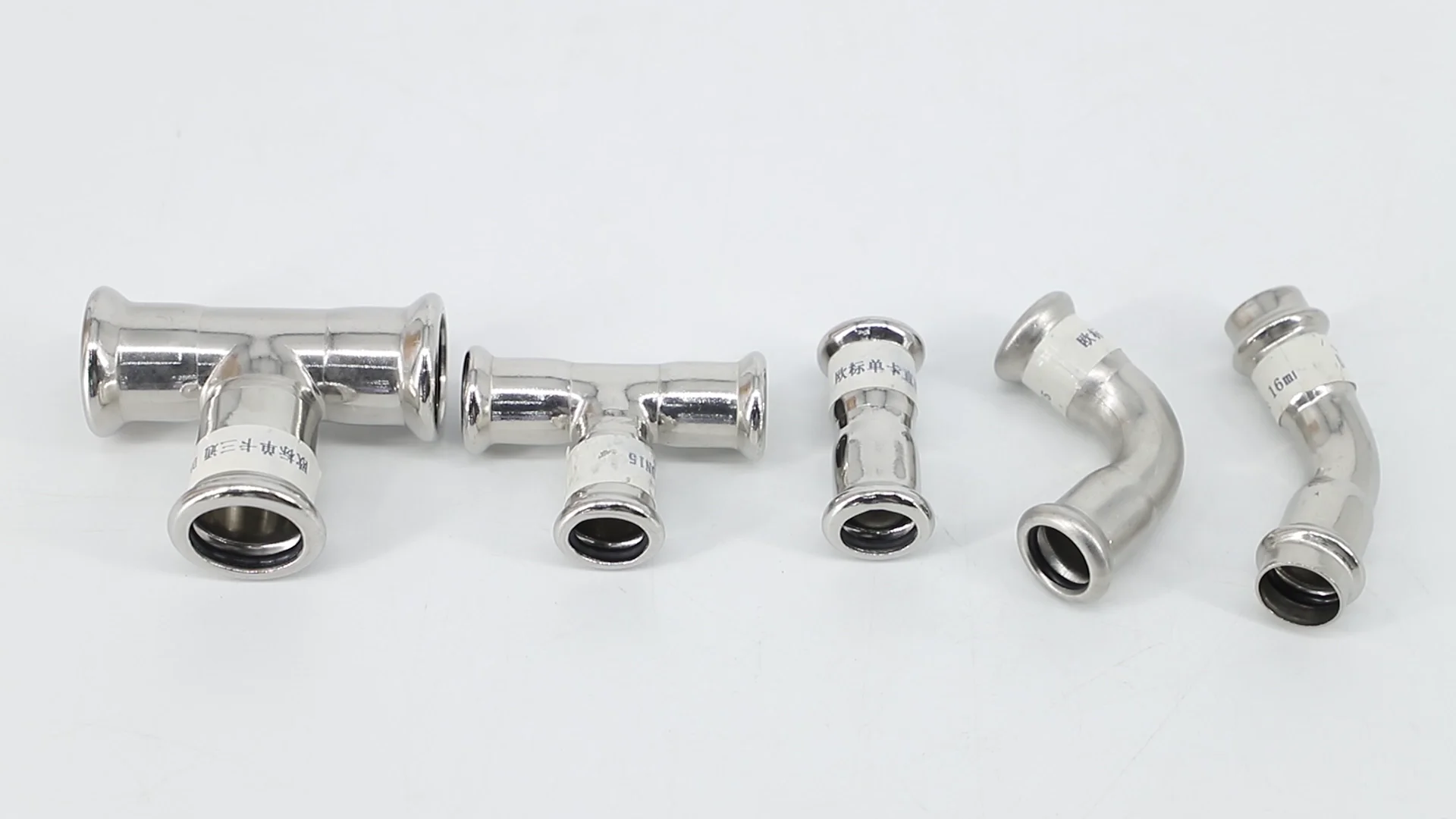 Hb Male Thread Pipe Fittings Steel Tee Stainless Steel Hydraulic Pipe