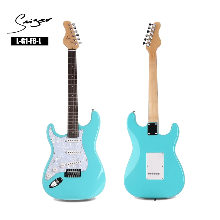

Smiger custom brand wholesale price 22 Frets upgrade ST Left Handed Electric Guitar