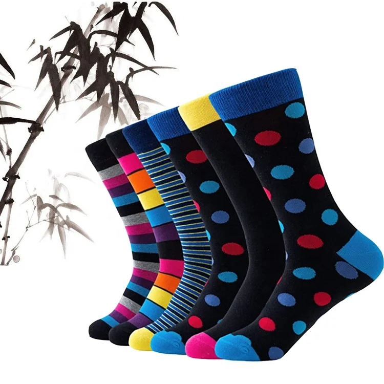 

High quality anti bacterial organic colorful custom logo 100% bamboo fiber men OEM bamboo socks