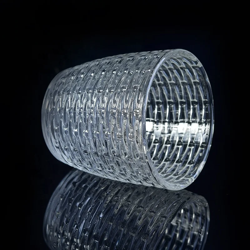 300ml Clear candle cup glass candle bottles home decoration