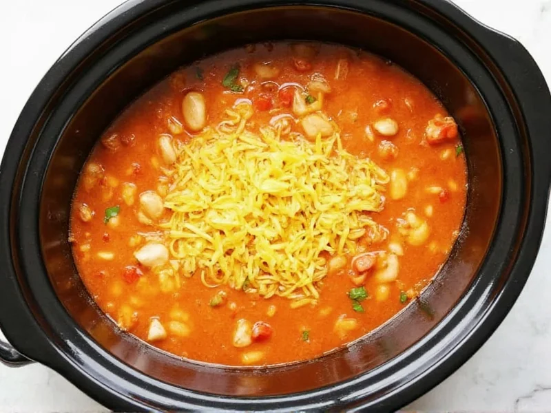 Easy Crock Pot Chicken Enchilada Soup Recipe | 30-Min Prep