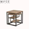 Mayco Modern Storage Nesting Coffee Lower Shelf Tables