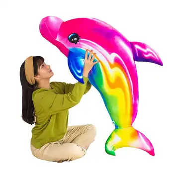 rainbow dolphin stuffed animal