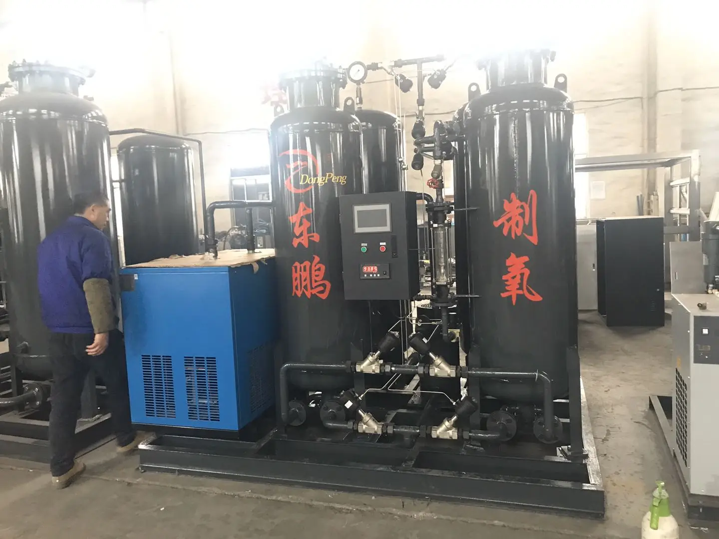 OEM supply industrial medical oxygen gas plant nitrogen oxygen cylinder filling compressor air separation plant for medial