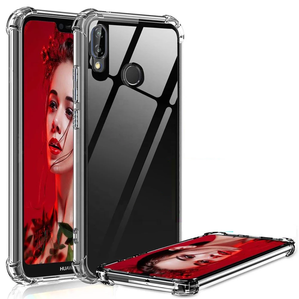 

LeYi For Huawei P30 Lite Case clear Shockproof Protector coverTransparent Phone Cover Cases