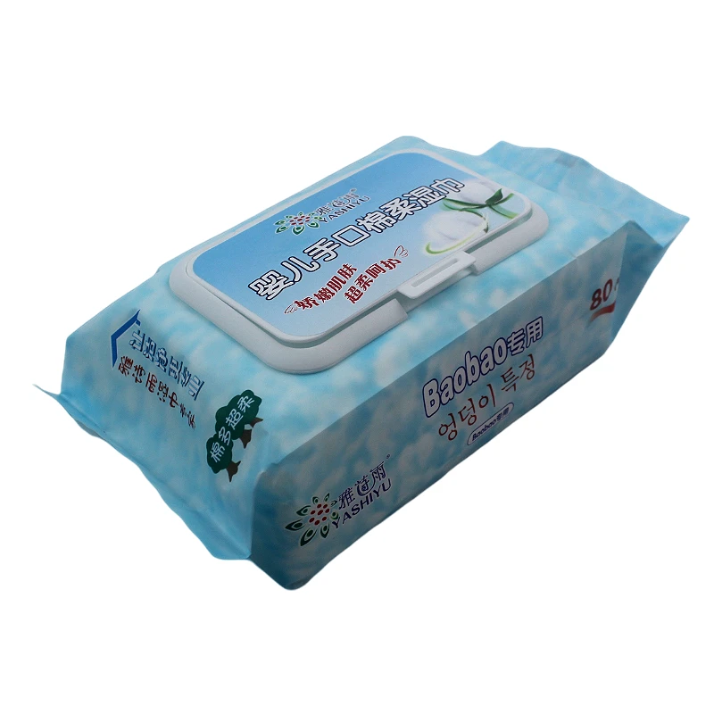 

Yashiyu alcohol-free refreshing towel hotel wet wipe 80pcs baby and adult wipes