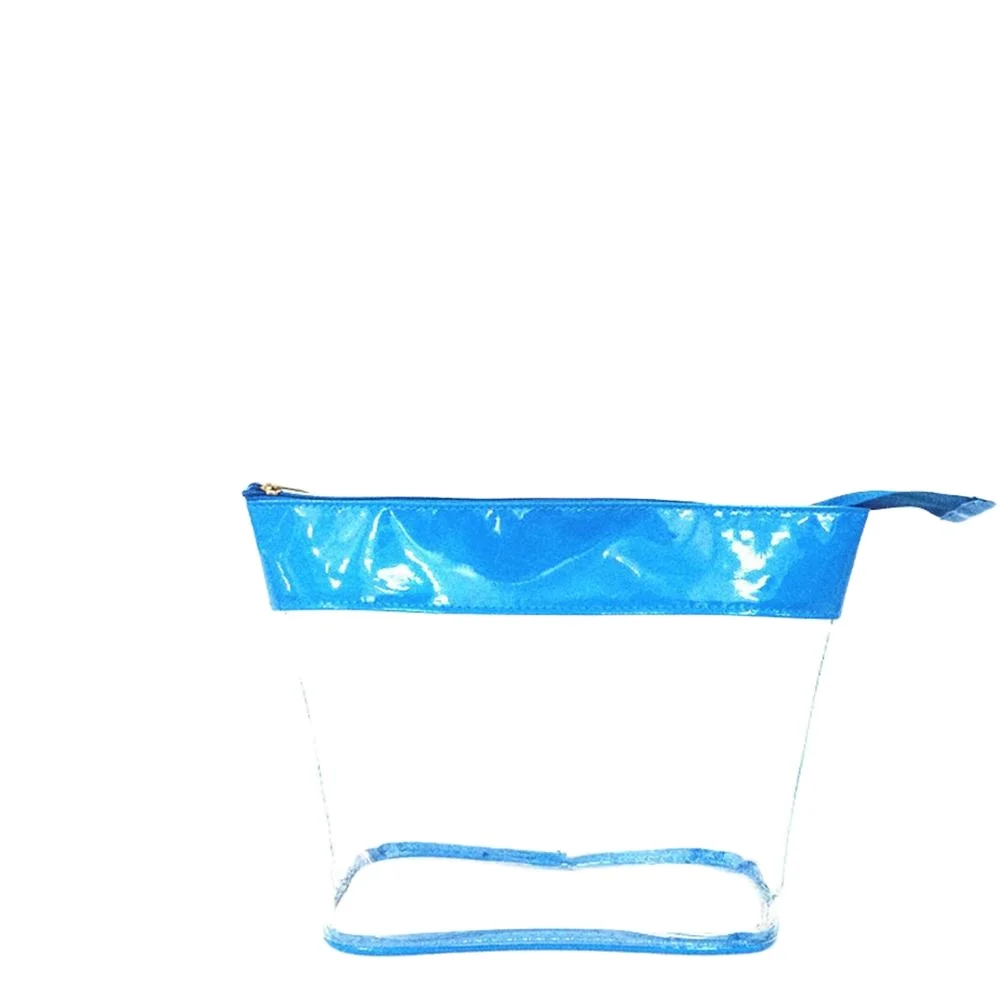 

Custom printed transparent PVC cosmetic clear travel pouch, Customized