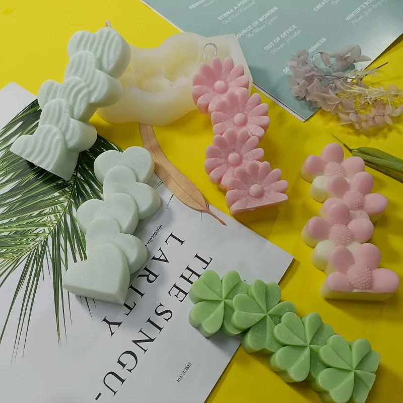 

DUMO DIY Hot Sale Love Heart Shape Candle Silicone Mold Handmade Other Shape Candle Molds