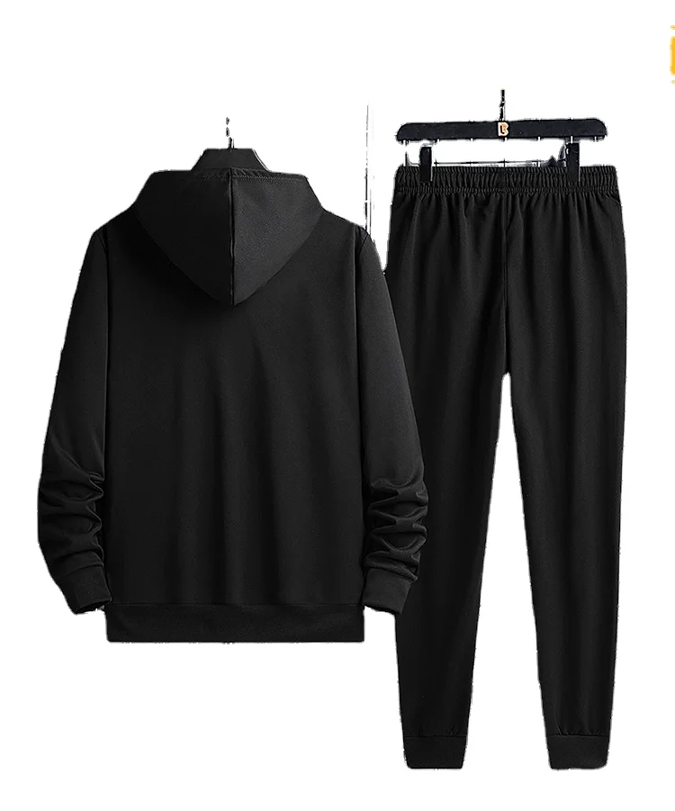 

Autumn hooded sweater Korean trousers jacket trend casual fashion two-piece suit men