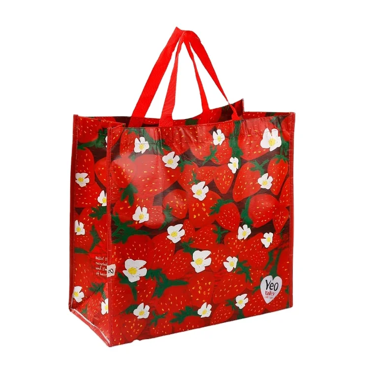 

High Quality Foldable Recycled Laminated RPET Non Woven Handbag Eco-Friendly Reusable Shopping Bag, Customized according to customer requirements