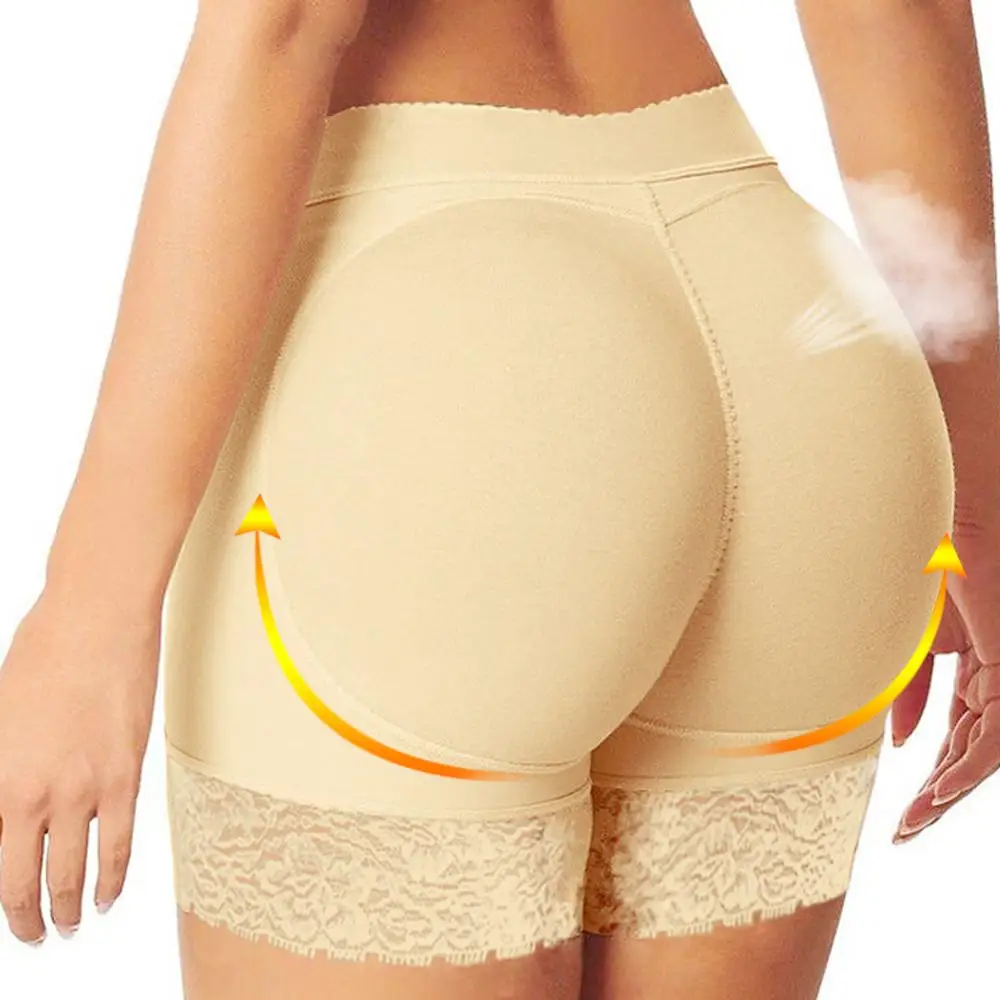 

Hot Shaper Bottom Women Emptied Breathable Underwear Hip Enhancer Butt Pad Hip Pants Brief Panties Enhancer Padded Hip Panty