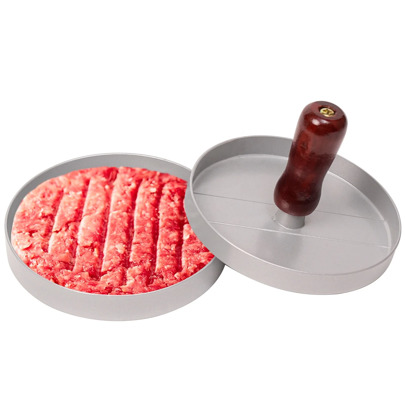 Hamburger Maker Hamburger Press Round Shape Non-Stick Aluminium Alloy Burger Press Mould