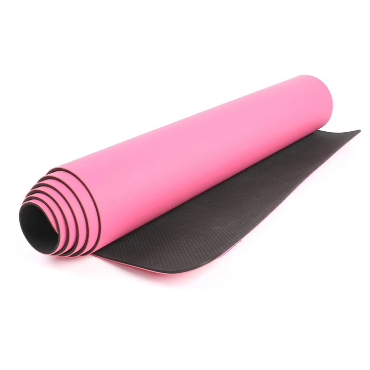 

Custom Design Anti Tear Pink Pu Rubber Yoga Mat, Customized