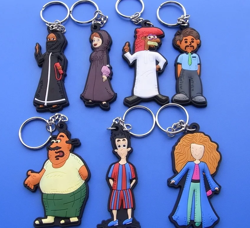pvc keychain p