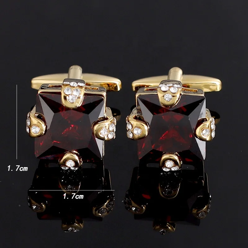 

JAENONES Button Maker Designer Custom Cufflinks Shirt Crystal Buttons For Crafts, 18k gold