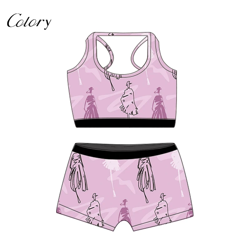 

Colory Girls Clothing Short Silk Pajamas Summer Fashion, Picture shows