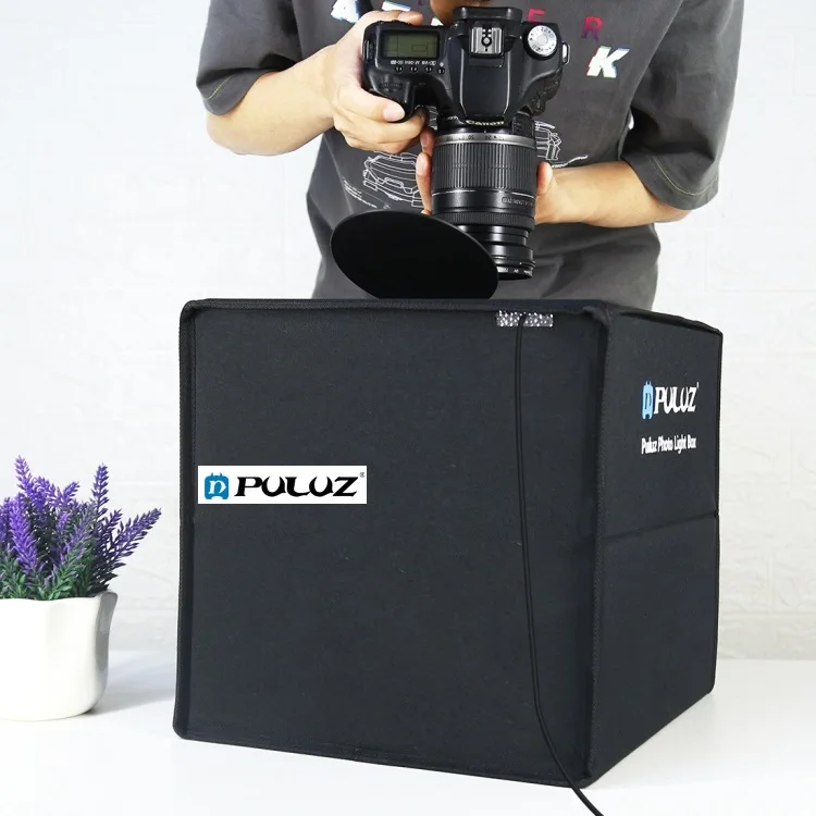 

Amazon Hot Selling PULUZ 30cm Mini Portable Black Photography Foam Box Light For Photo Studio Set