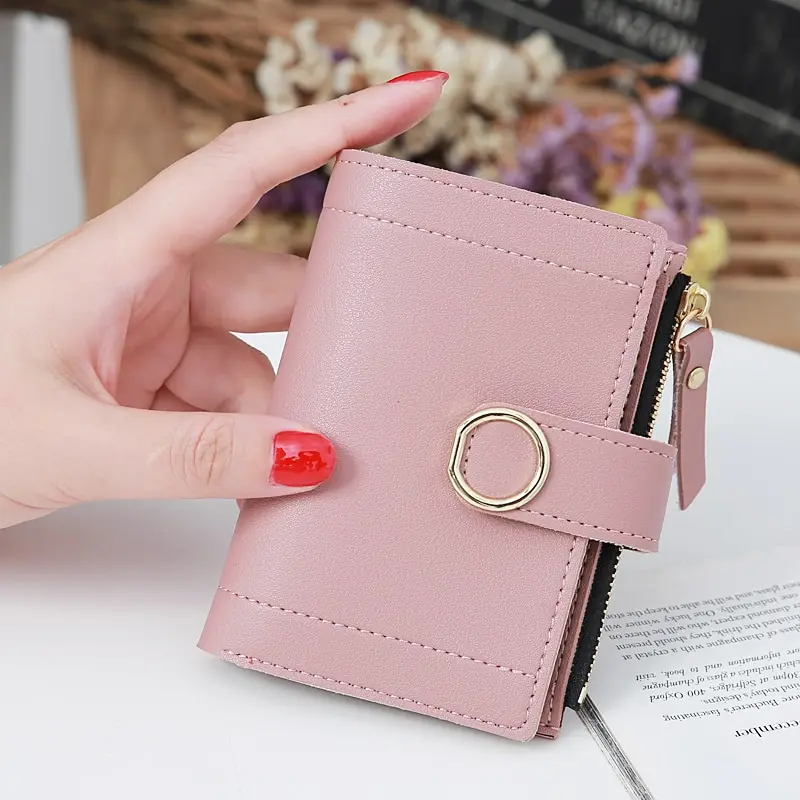 

New Fashion Women's Short Women Coin Purse Wallets For Woman Card Holder Small Ladies Wallet Female Hasp Mini Clutch 2021