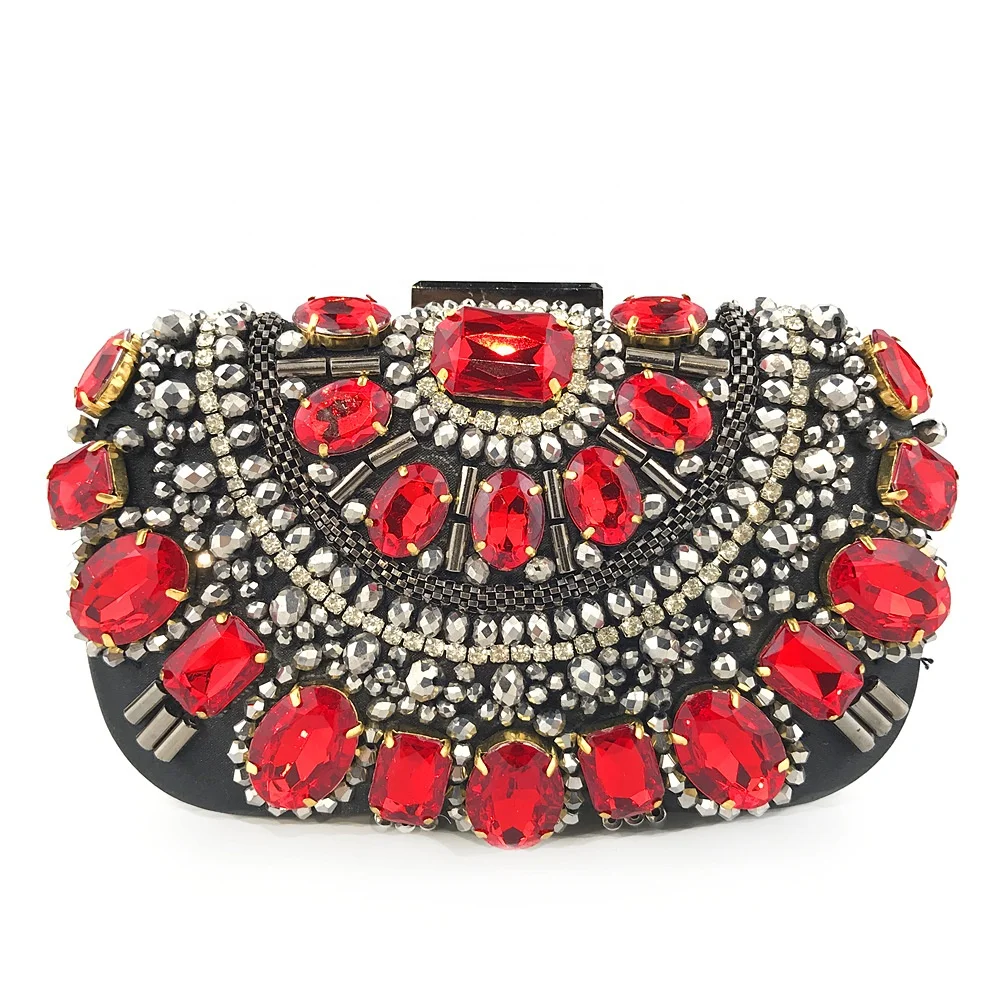 

Wholesale Summer Luxury Crystal Ladies Party Bags Fashion Hand Clutch Bag High Quality Women Evening Purse 2021