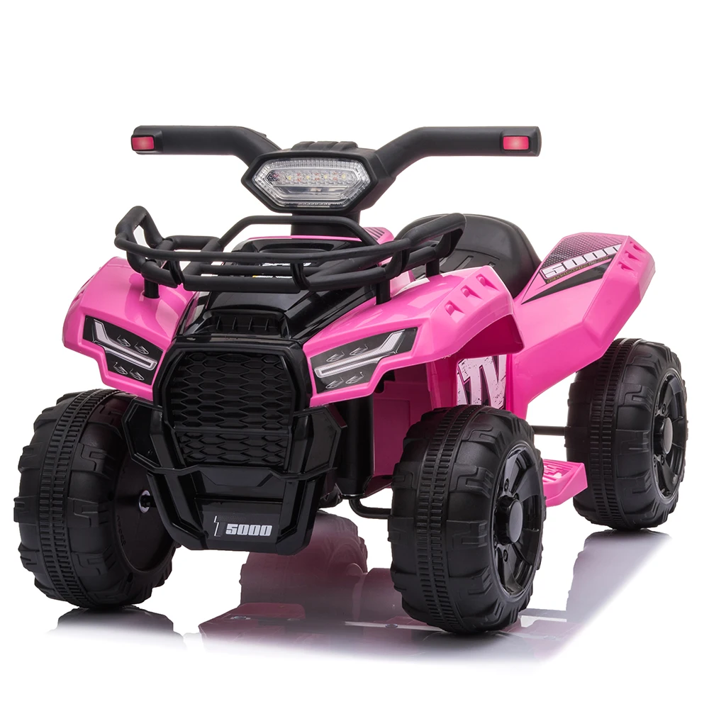 

Small Size Electric ATV Motorcycle Pink Color Ride On Car For Kids With Lights