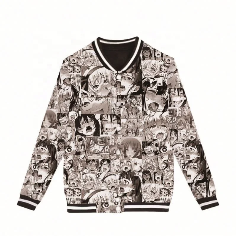 

2021 New Fashion Couples Men Women Unisex Anime Ahegao Sexy Girl 3D Print Hoodies Sweater Sweatshirt Jacket Pullover