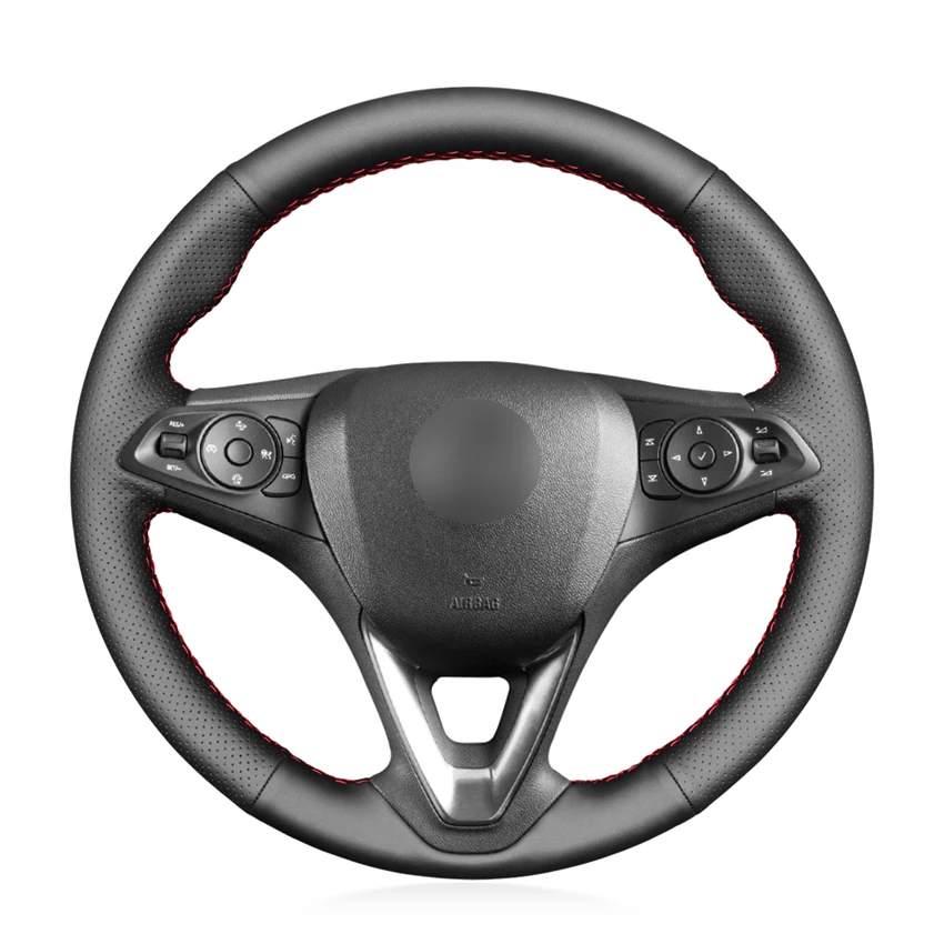 

Artificial Leather Steering Wheel Cover for Opel Vauxhall Astra K Corsa E Crossland X Grandland X Insignia CT B Karl Zafira