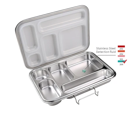 

Dishwasher & Freezer Safe BPA Free metal adults lunchbox leakproof school children 304 stainless steel lunch box for kids, Customize