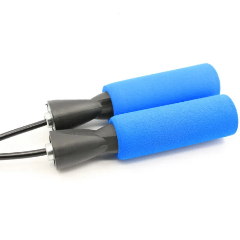 

Wholesale Hot Selling Adjustable Foam Handle Weighted Skipping Rope Kids Black, 5 colors