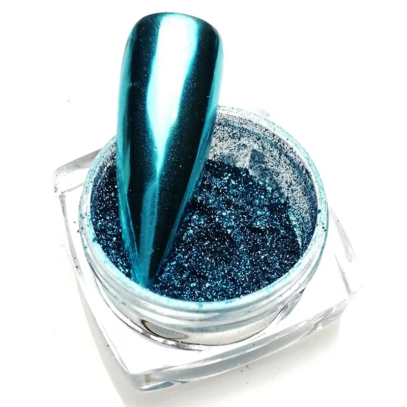 

COrrina Beauty 24 Colors Shining Metal Laser Holograpic Mirror Effect Chrome nail pigment powder