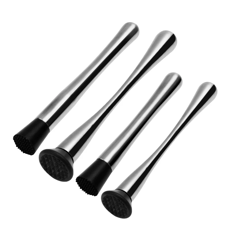 

Factory direct sales smash popsicle lemon stick stainless steel thick waist long popsicle, Silver