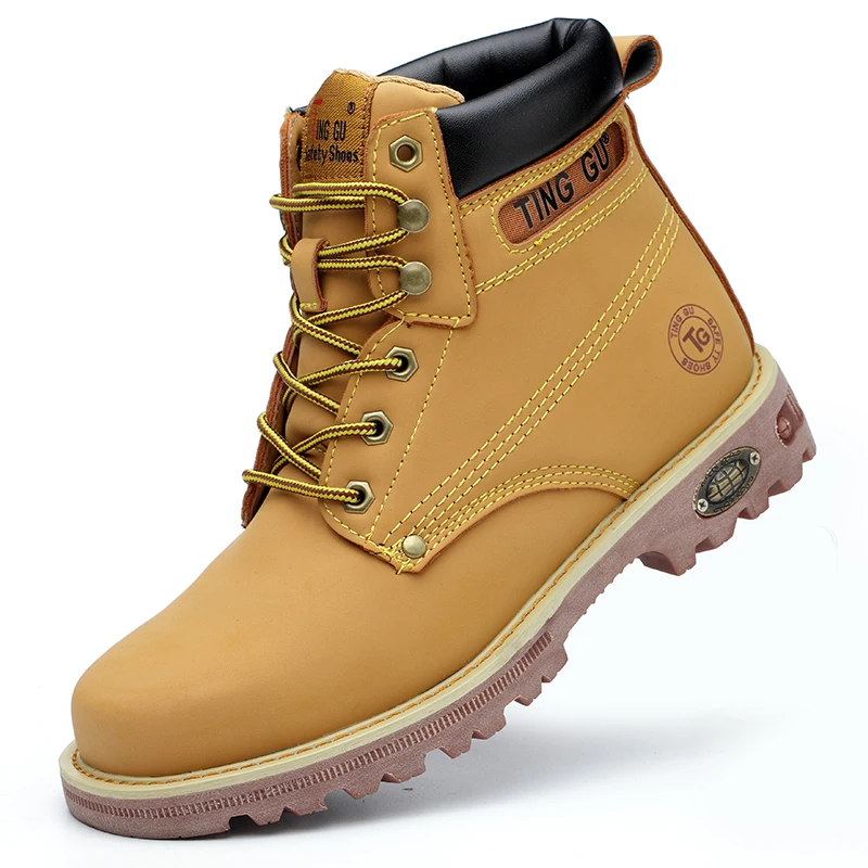 

Wholesale hot selling safety shoes manufacturers steel toe men work shoes safety, Black/yellow
