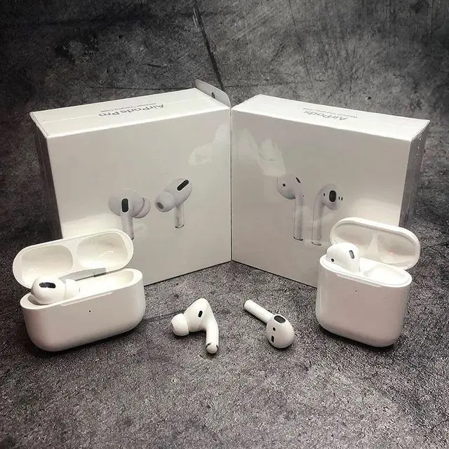 

Best Quality With Appled Logo Box Noise Cancel 1:1 Aire pods Pro Gen 2 Air 3 2 Pods Wireless Earphone Appled Airpodes Pro 3, White