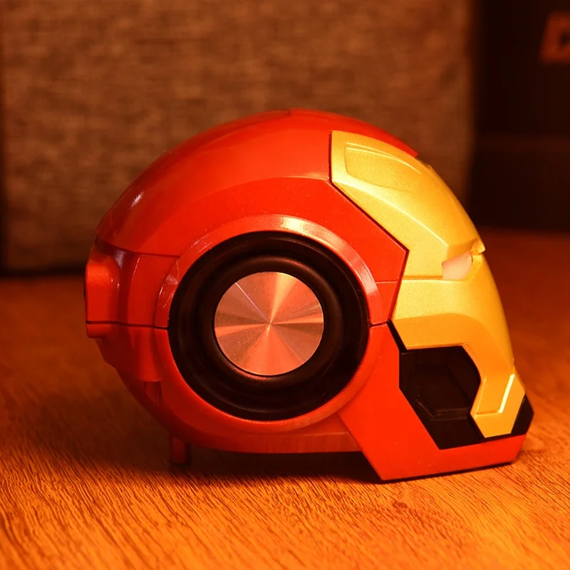 
2020 new Bluetooth Speaker Iron Man Mobile Phone Waterproof Computer Wireless Microphone 