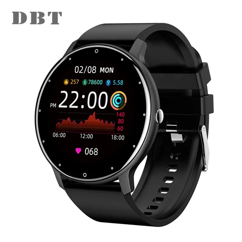 

Dibet ZL02 Fashion 1.28 Inch Touch Round Screen Heart Rate Monitor Smart Bracelet Wristwatch Smart Watch Smartwatch