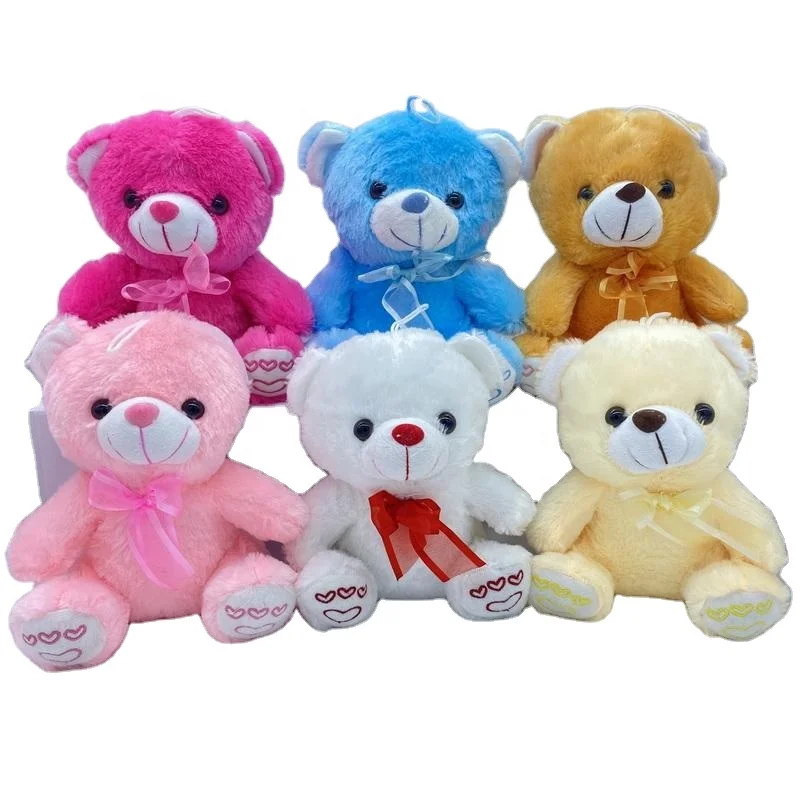 

Teddy Bear Doll Plush Toys Crane Machine Doll Plush Stuffed Toys Peluches OPP Bag Promotional Gift Soft Animals Bear Baby Unisex